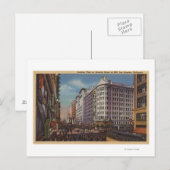 Los Angeles, CAView von Warner Bros. auf der 7th S Postkarte (Vorne/Hinten)