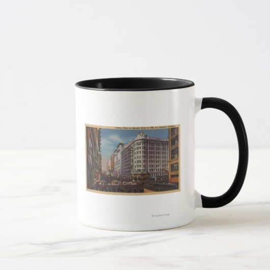 Los Angeles, CAView von Warner Bros. auf der 7th S Tasse (Rechts)
