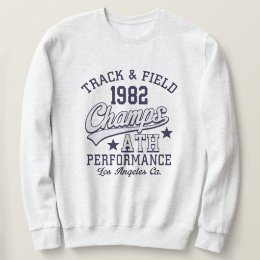 Los Angeles Champs varsity college style Sweatshirt (Design vorne)