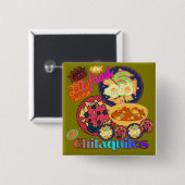 Los Angeles Chilaquiles olive Button (Vorne & Hinten)