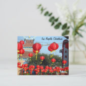 Los Angeles Chinatown Postkarte (Stehend Vorderseite)