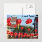 Los Angeles Chinatown Postkarte (Vorne/Hinten)