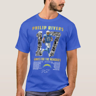 Los Angeles Chrgrs 17 Philip Rivers Danke für T-Shirt