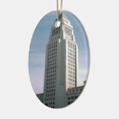 Los Angeles City Hall Keramik Ornament (Links)