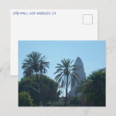 LOS ANGELES CITY HALL Postkarte (Vorne/Hinten)