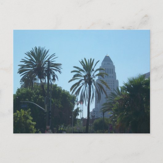 LOS ANGELES CITY HALL Postkarte (Vorderseite)