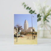 Los Angeles City Hall Postkarte (Stehend Vorderseite)