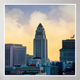 Los Angeles City Hall Wandkunst Druck Fotografie Poster