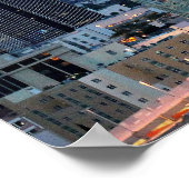 Los Angeles City Lights - Abendzeitung Poster (Ecke)