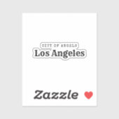 Los Angeles City of Angels Aufkleber (Blatt)