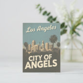 Los Angeles City of Angels Postkarte (Stehend Vorderseite)