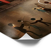 Los Ángeles: City of Angels - Whimsical Art Poster (Ecke)