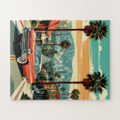 Los Angeles City Palm Tree Scenic Puzzle (Horizontal)