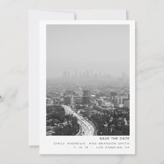 Los Angeles City Save the Date (Vorderseite)