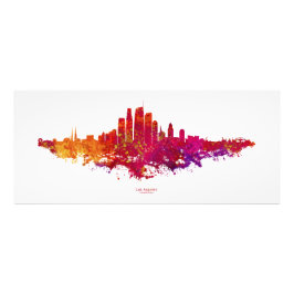 Los Angeles City Skyline Colorful Fotodruck