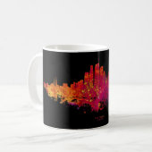 Los Angeles City Skyline Colorful Kaffeetasse (Vorderseite Links)