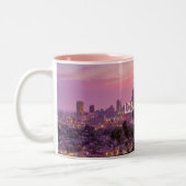 Los Angeles City Skyline Sunset Tasse (Links)