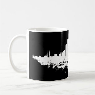 Los Angeles City Skyline Watercolor Kaffeetasse