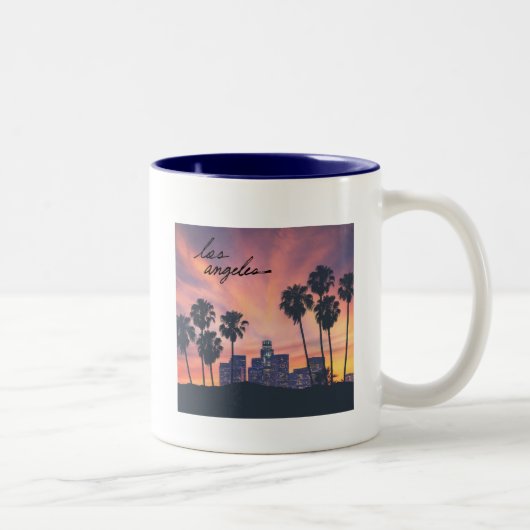 Los Angeles City Zweifarbige Tasse (Rechts)