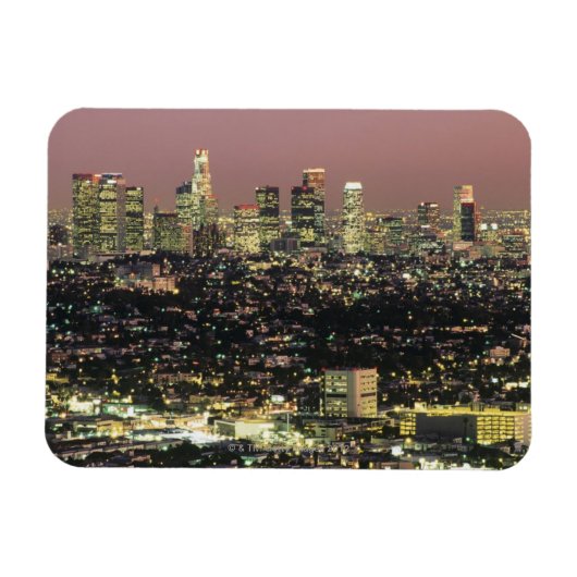Los Angeles Cityscape Magnet (Horizontal)