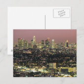 Los Angeles Cityscape Postkarte (Vorne/Hinten)