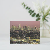 Los Angeles Cityscape Postkarte (Stehend Vorderseite)