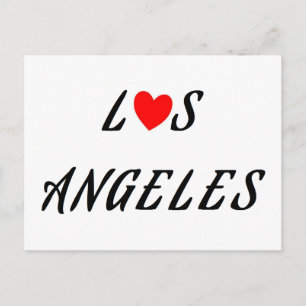 Los Angeles Coeur Postkarte