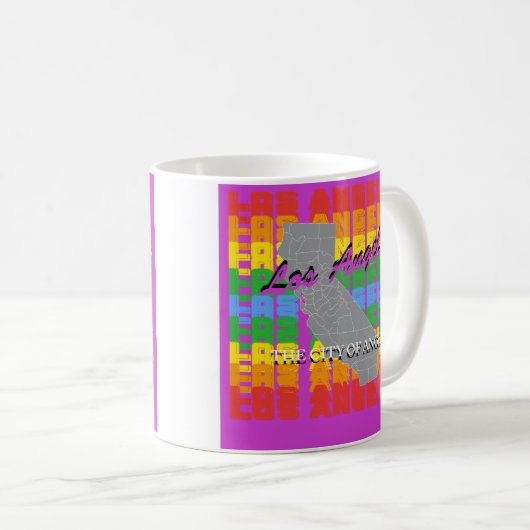 Los Angeles coffee mug  Kaffeetasse (VorderseiteRechts)