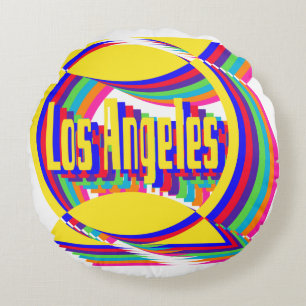 Los Angeles Color Combo 1 Pillow Rundes Kissen