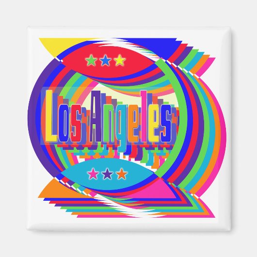 Los Angeles Color Combo 2 Magnet (Vorne)
