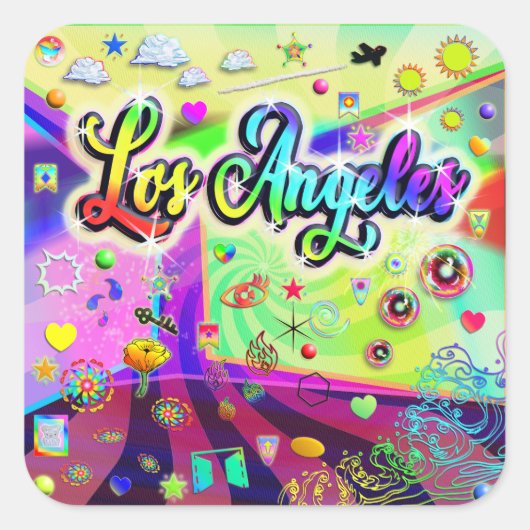 Los Angeles Cool Energy Sticker (Vorderseite)