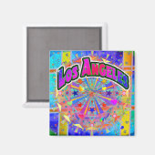 Los Angeles Cosmic Unity Magnet (Vorderseite/Rückseite)