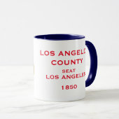 Los Angeles County (Kalifornien) Tasse (VorderseiteRechts)