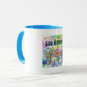 Los Angeles Deep Dream Tasse (Vorderseite Links)