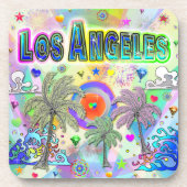 Los Angeles Deep Dream Untersetzer (Vorderseite)