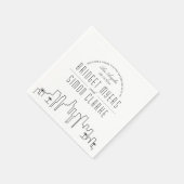 Los Angeles Deko Skyline | Hochzeitsveranstaltung  Serviette (Ecke)