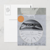 Los Angeles Design Poster Postkarte (Vorne/Hinten)