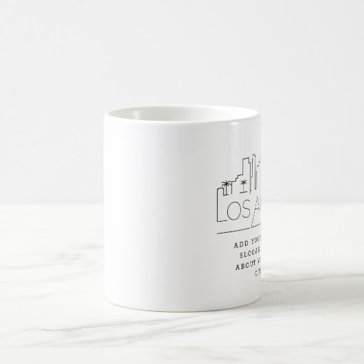 Los Angeles | Designated City Skyline Custom Sloga Kaffeetasse (Mittel)