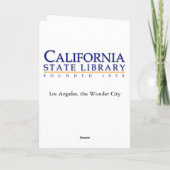 Los Angeles, die Wunder-Stadt Karte (Rückseite)