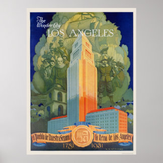 Los Angeles, die Wunderstadt Poster