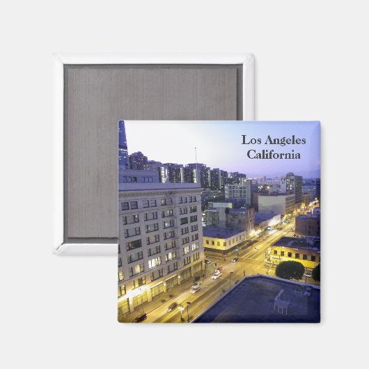 Los Angeles, Downtown Night Magnet! Magnet (Vorderseite/Rückseite)