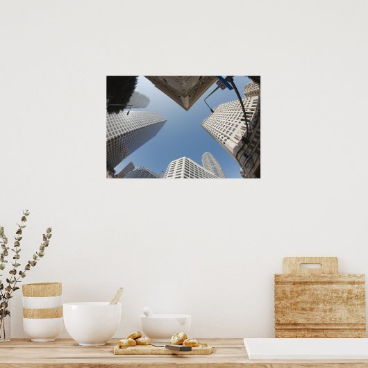 Los Angeles Downtown Skyline Poster (Küche)
