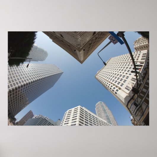 Los Angeles Downtown Skyline Poster (Vorne)