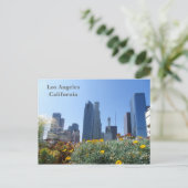 Los Angeles Downtown View Postcard! Postkarte (Stehend Vorderseite)