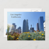 Los Angeles Downtown View Postcard! Postkarte (Vorne/Hinten)