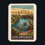 Los Angeles Echo Park Treviso - The Restaurant Vin Magnet<br><div class="desc">Los Angeles Retrovektor Vektor Reise Design. Los Angeles ist eine Stadt in Südkalifornien und das Zentrum der Film- und Fernsehindustrie des Landes.</div>
