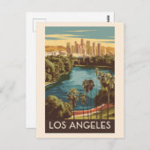 Los Angeles Echo Park Treviso - The Restaurant Vin Postkarte (Vorne/Hinten)