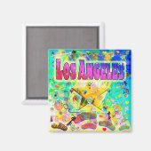Los Angeles Epoch Hour Magnet (Vorderseite/Rückseite)