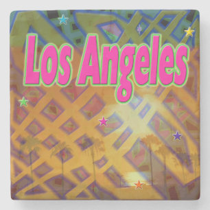 Los Angeles Eternal Marble Stone Untersetzer