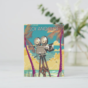 Los Angeles Filmkamera Poster Postkarte